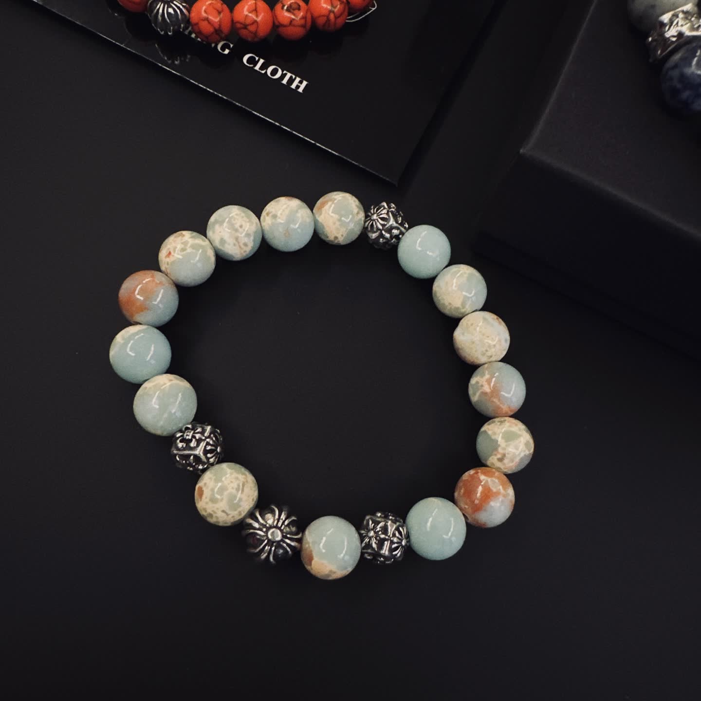 Chrome Hearts Beaded Bracelet Set